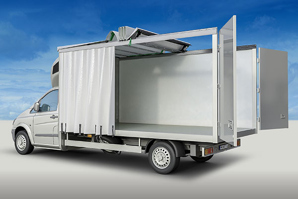 Sprinter with sliding roof