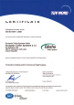 ISO 14001 Certificate - German